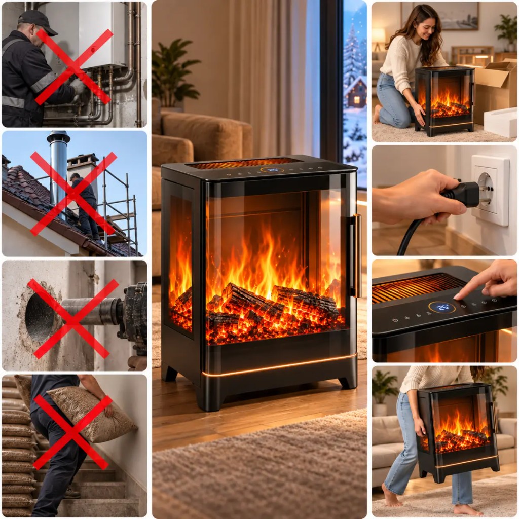 CaloriX plug and play: szerelő, fúrás és pellet cipelés nélkül